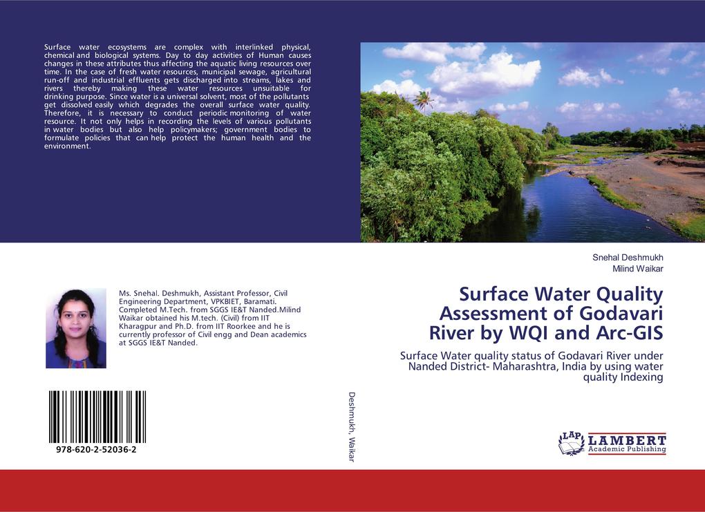 Surface Water Quality Assessment of Godavari River by WQI and Arc-GIS