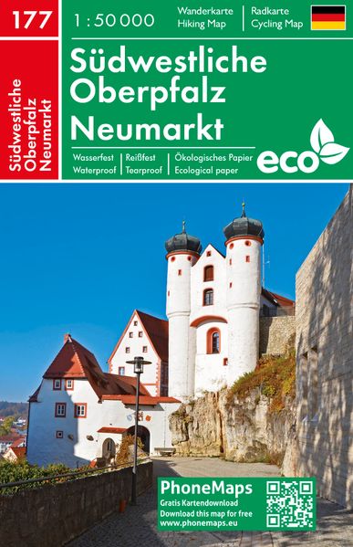 Südwestliche Oberpfalz Neumarkt Wander - Radkarte 1 : 50 000