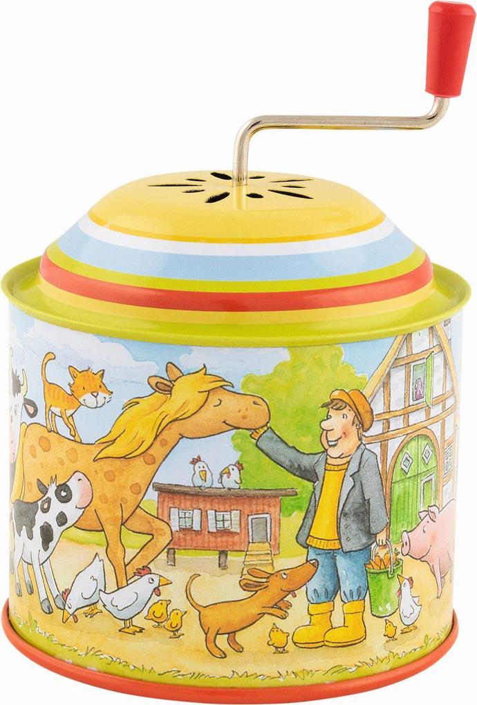 Image of Goki 60724 - Musikspieldose, Bauernhof, Melodie: Old Mc Donald had a farm