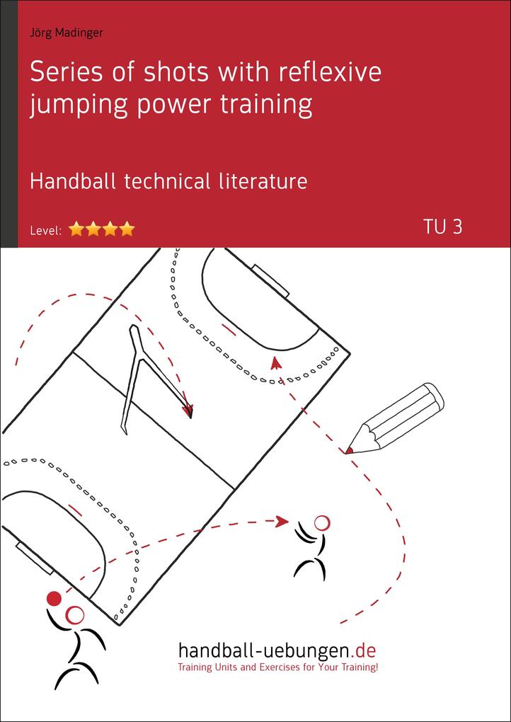 Series of shots with reflexive jumping power training (TU 3)
