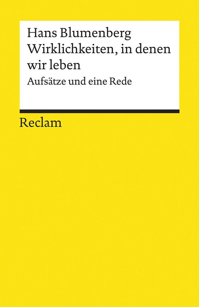 Wirklichkeiten in denen wir leben