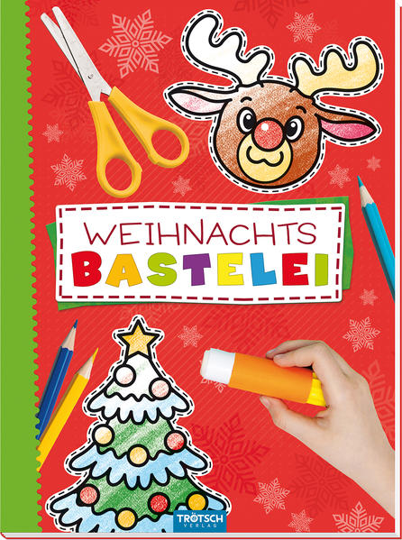 Image of Trötsch Bastelbuch mit Bastelbögen Weihnachtsbastelei