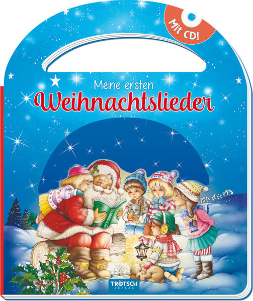 Image of Trötsch Pappenbuch mit Henkel und CD Meine ersten Weihnachtslieder