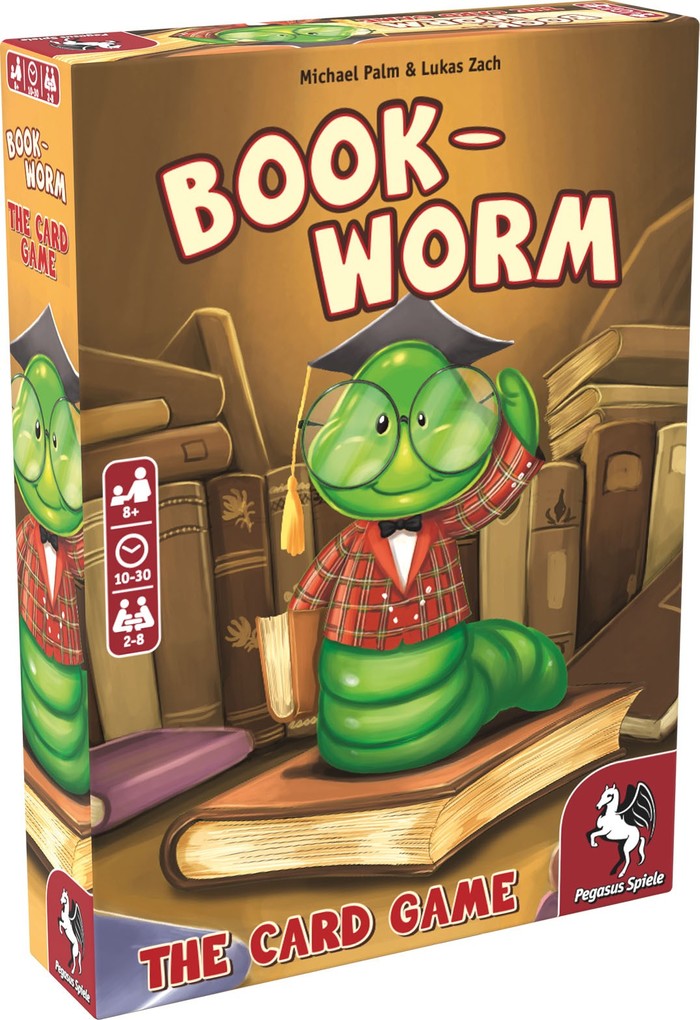 Pegasus 18322E - Bookworm Card Game (EN)