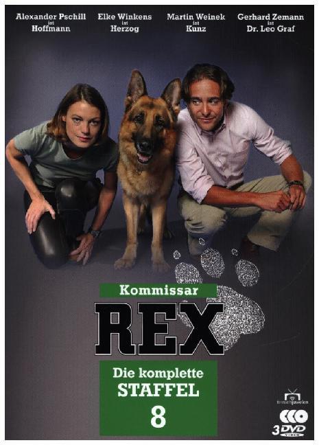 Kommissar Rex - Die komplette 8. Staffel (3 DVDs)