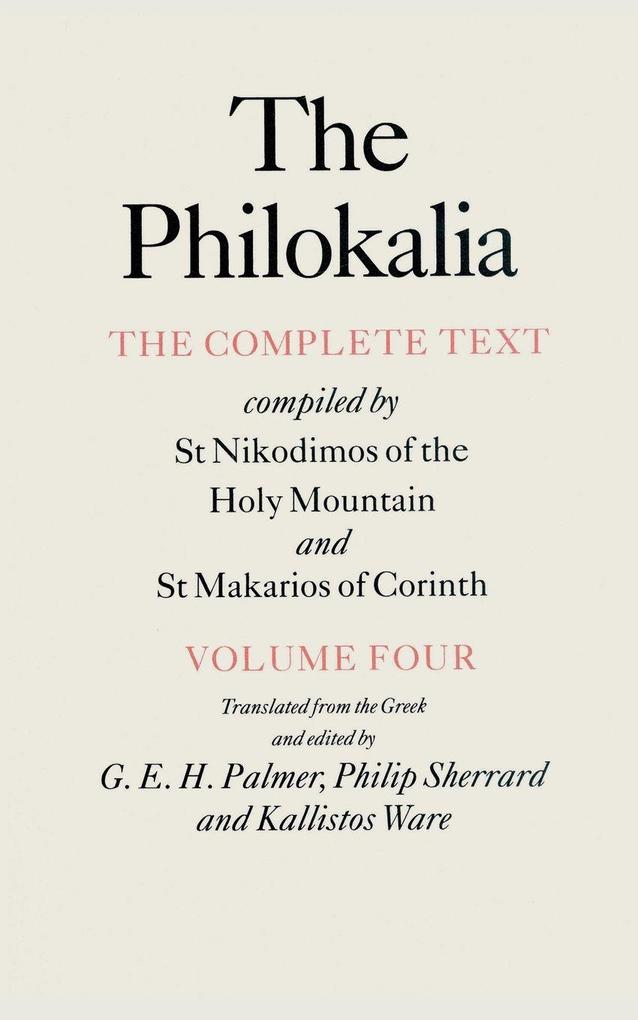 Philokalia Volume 4