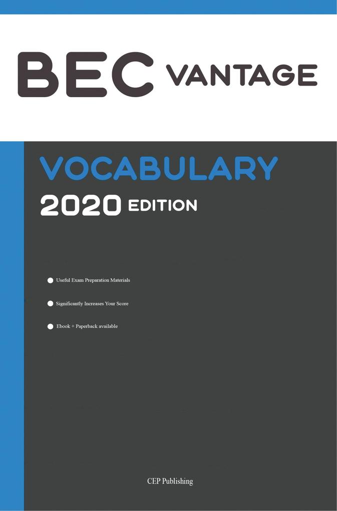 Image of BEC Vantage Vocabulary 2020 Edition