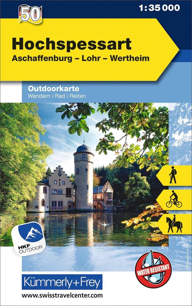 Hochspessart Aschaffenburg Lohr Wertheim 1 : 35 000