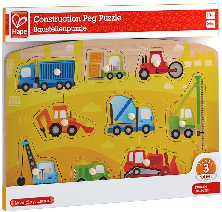 Image of Hape - Baustellenpuzzle 10 Teile