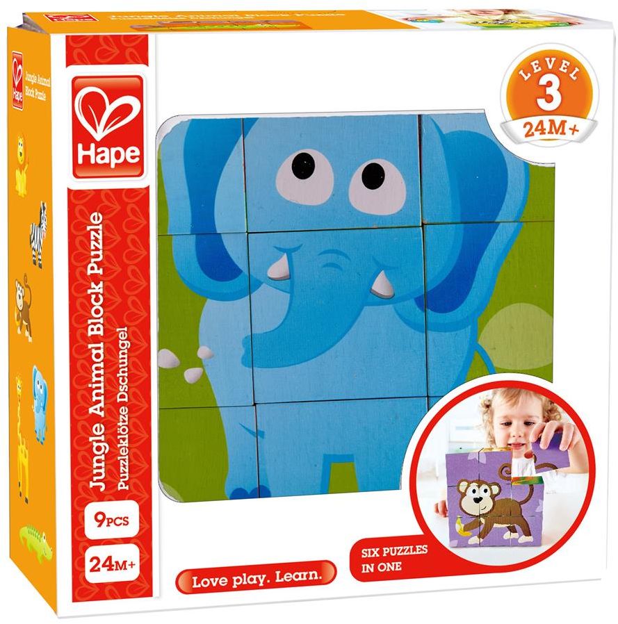 Image of Hape - Blockpuzzle Dschungel 9 Teile