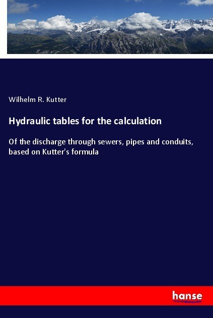 Hydraulic tables for the calculation