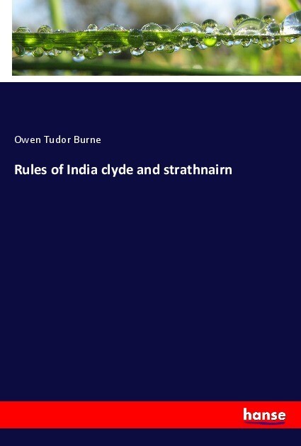 Rules of India clyde and strathnairn