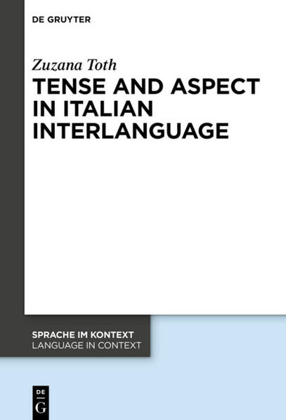 Tense and Aspect in Italian Interlanguage; .