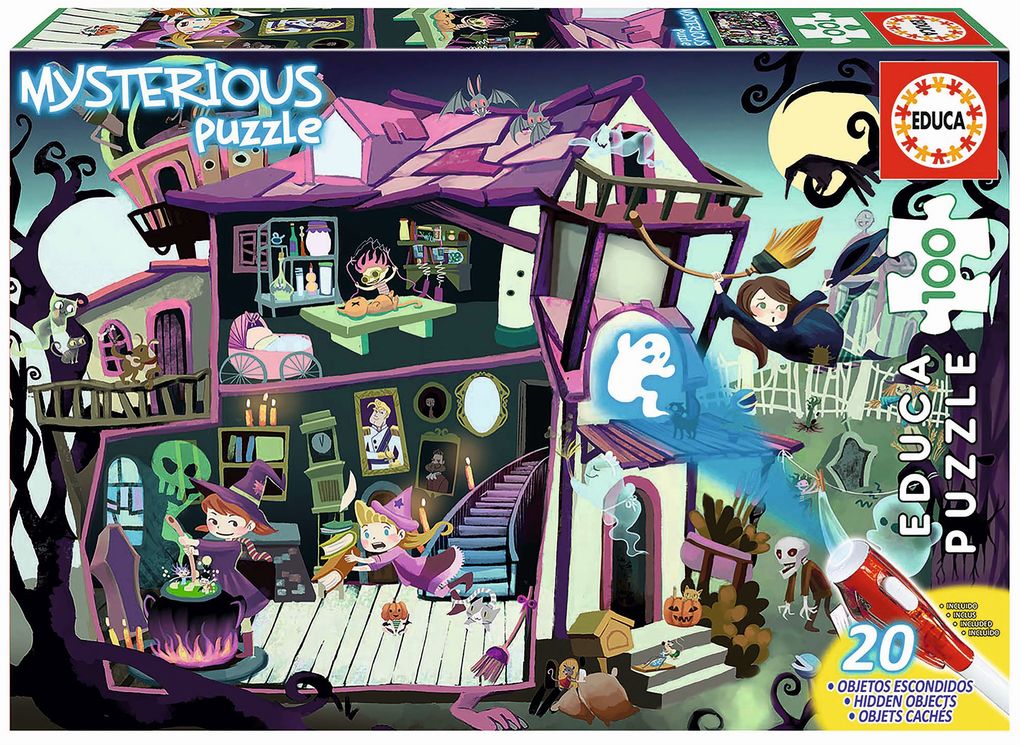 Image of Educa - Geisterhaus 100 Teile Mysterious Puzzle