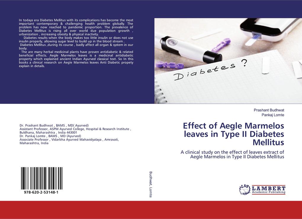 Effect of Aegle Marmelos leaves in Type II Diabetes Mellitus