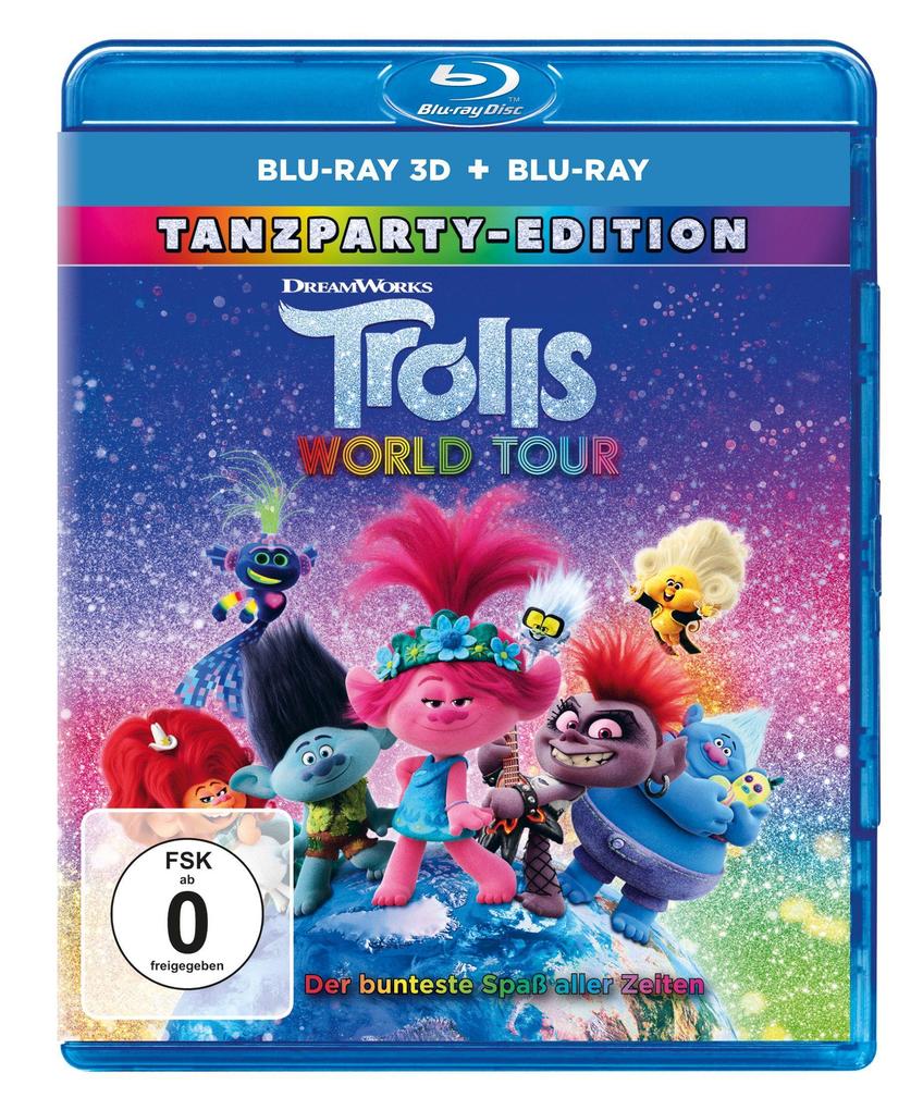 Trolls World Tour - Tanzparty-Edition - 3D + Blu-ray - Neu & Ovp - Bild 3