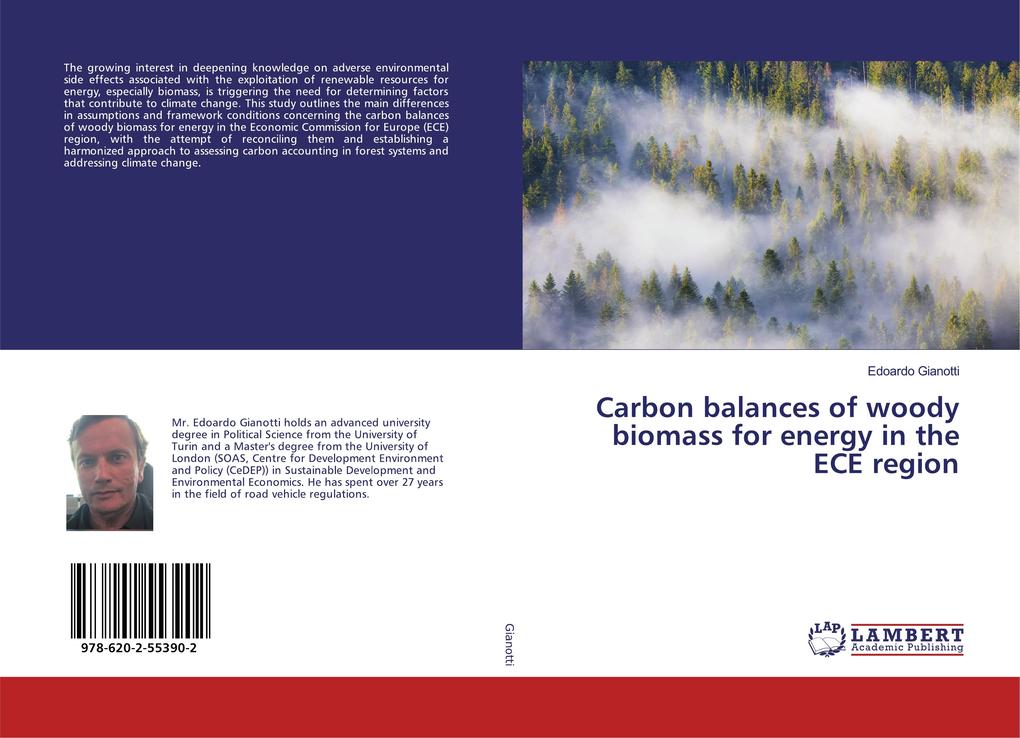 Carbon balances of woody biomass for energy in the ECE region