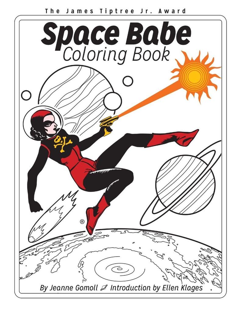 Space Babe Coloring Book