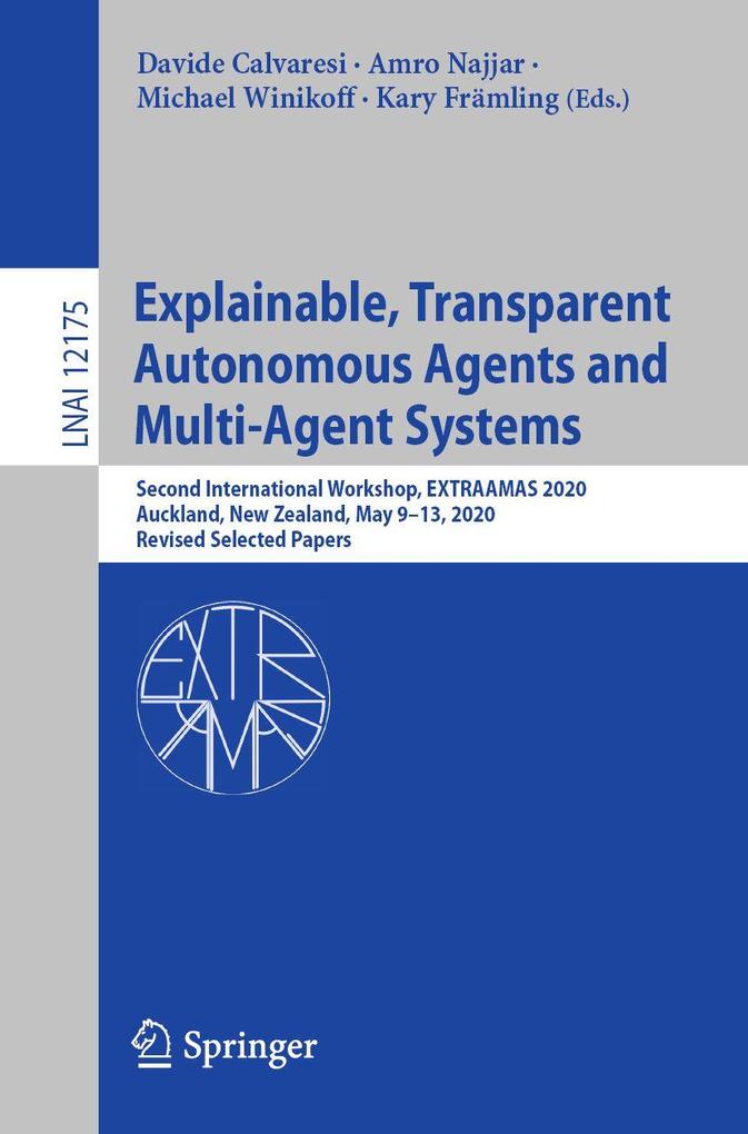 Explainable Transparent Autonomous Agents and Multi-Agent Systems