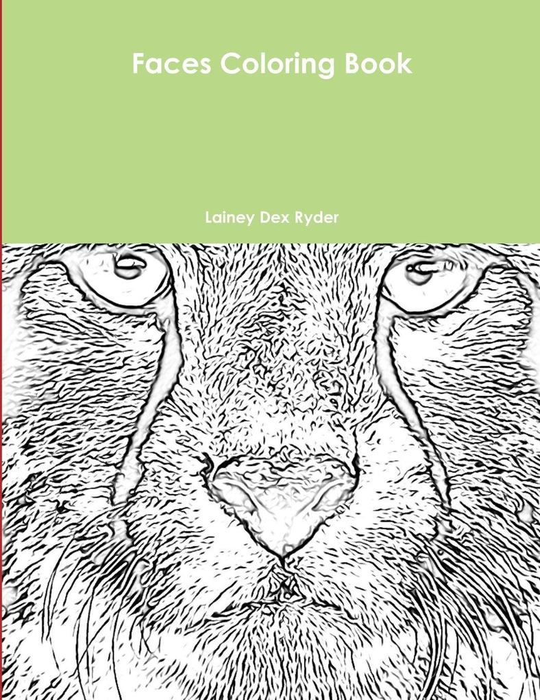 Faces Coloring Book