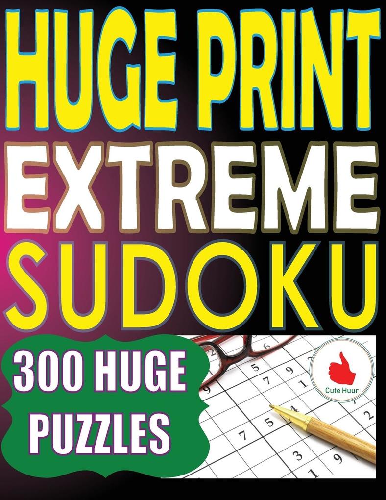 Huge Print Extreme Sudoku