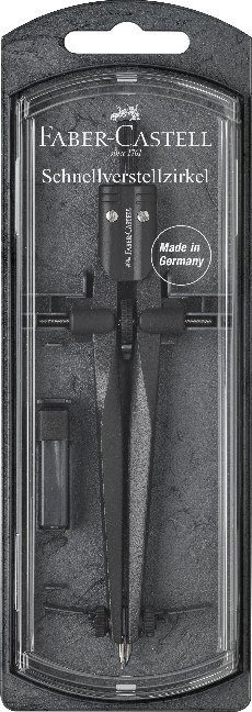FABER-CASTELL Schnellverstellzirkel STREAM, schwarz
