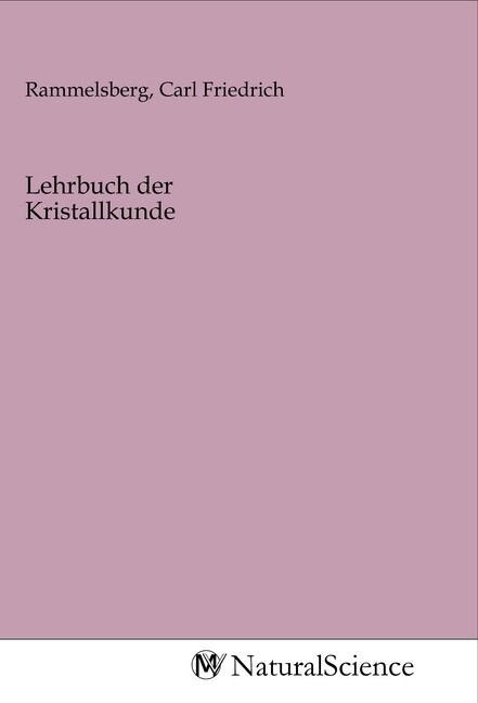 Image of Lehrbuch der Kristallkunde