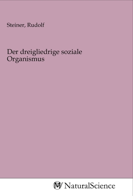 Image of Der dreigliedrige soziale Organismus