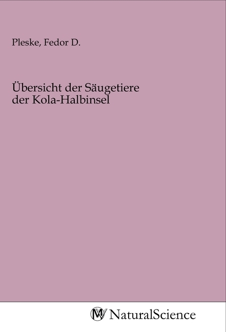 Image of Übersicht der Säugetiere der Kola-Halbinsel