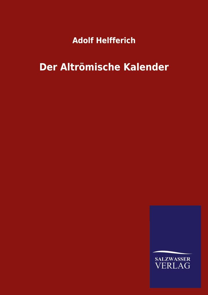 Der Altrömische Kalender