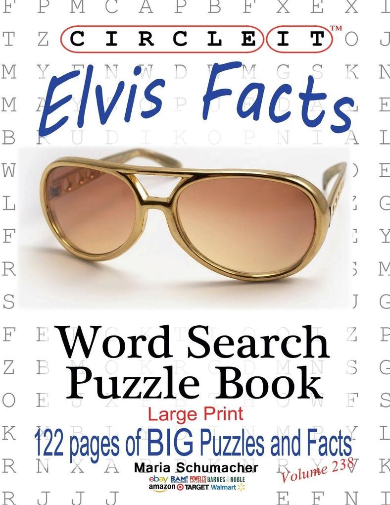 Circle It Elvis Facts Word Search Puzzle Book