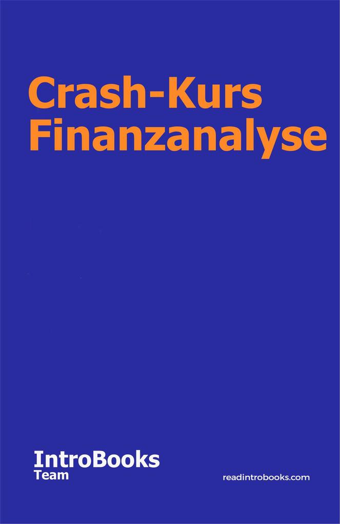 Crash-Kurs Finanzanalyse