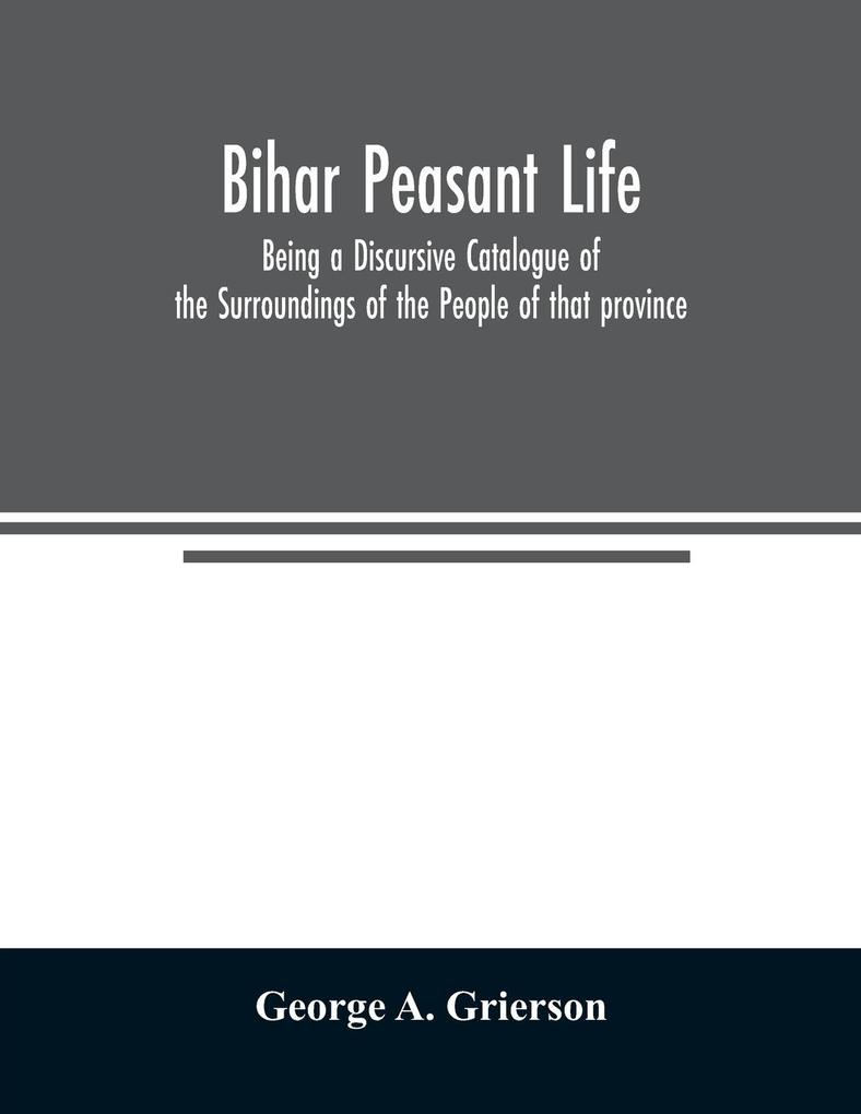 Bihr Peasant Life