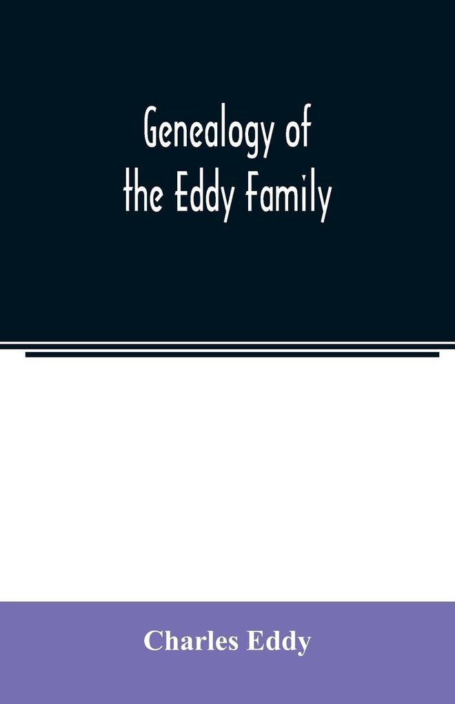 Genealogy of the Eddy family