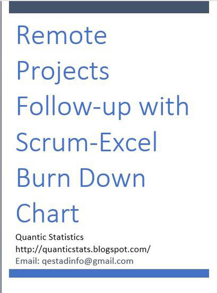 Remote Projects Follow-up with Scrum-Excel Burn Down Chart (Scrum and Jira #1)