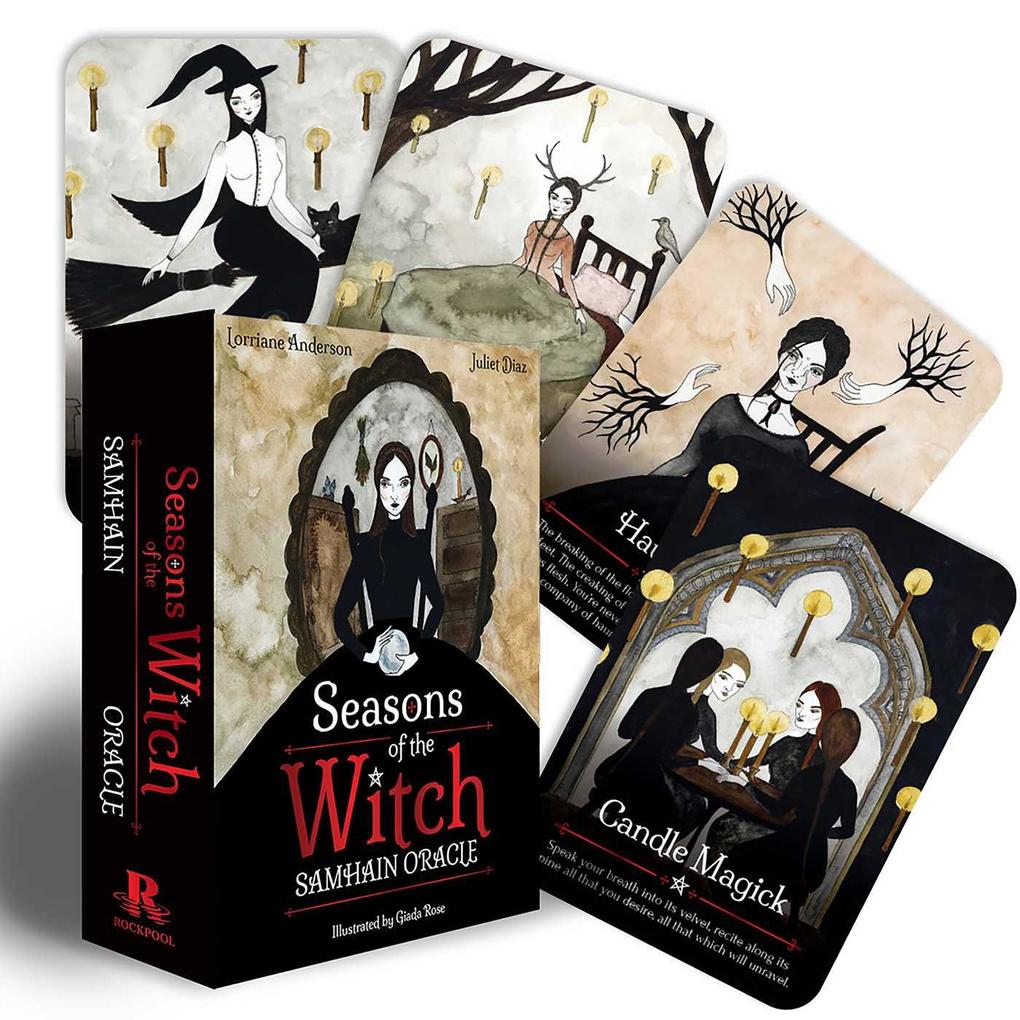 Rockpool Publishing Seasons Of The Witch, Samhain Oracle, Harness The Intuitive Power Of The Year's Most Magical Night
