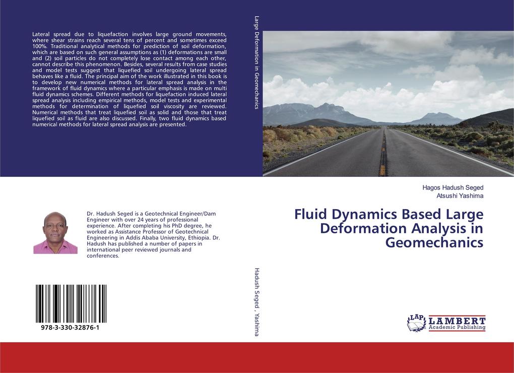 Fluid Dynamics Based Large Deformation Analysis in Geomechanics