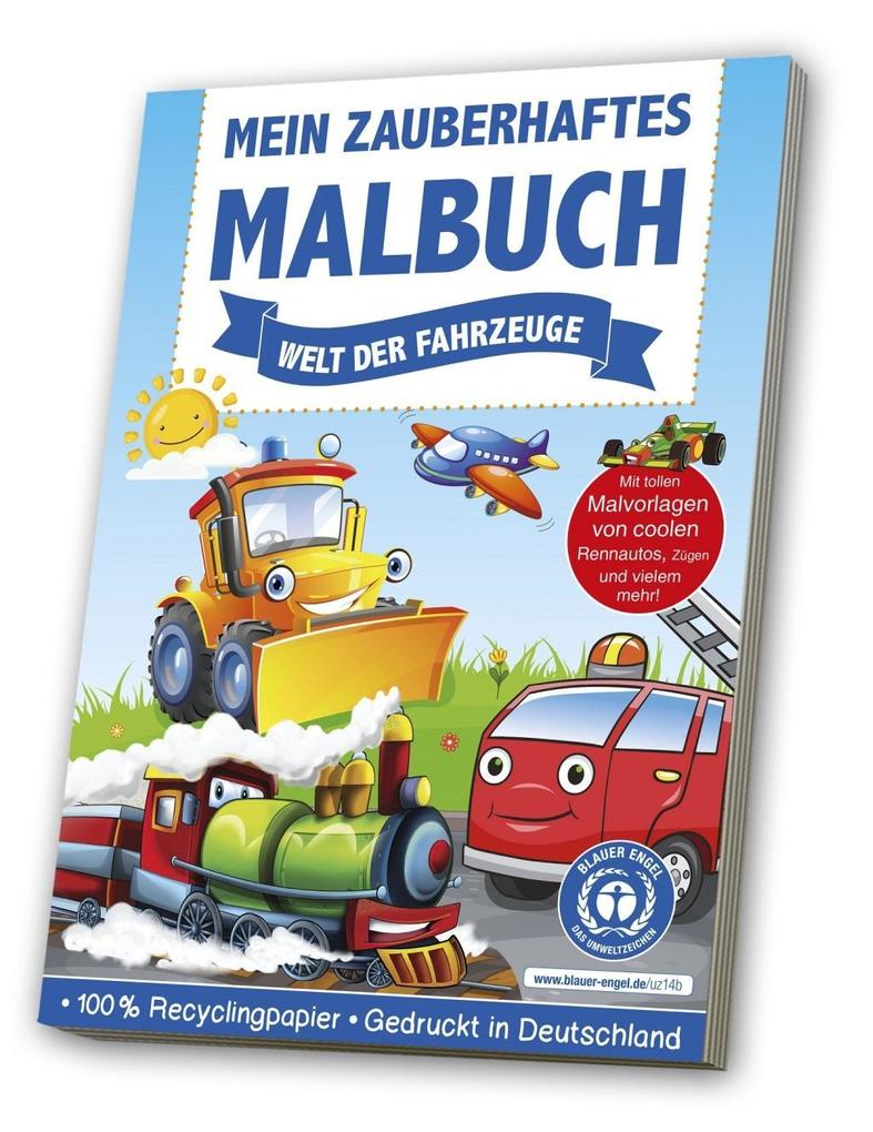 Image of Buch - Mein zauberhaftes Malbuch - Welt der Fahrzeuge