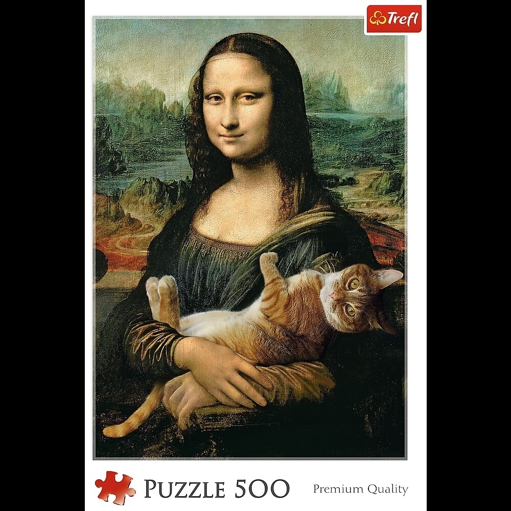 Trefl - Puzzle - Mona Lisa und Katze 500 Teile