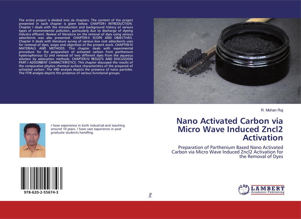 Nano Activated Carbon via Micro Wave Induced Zncl2 Activation