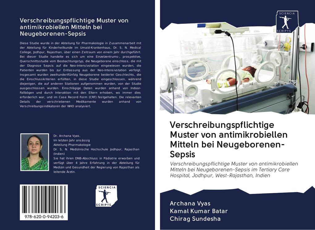 Verschreibungspflichtige Muster von antimikrobiellen Mitteln bei Neugeborenen-Sepsis