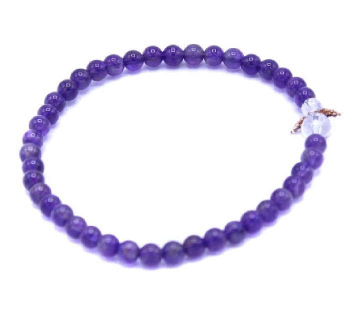 Edelsteinarmband Kinder Schutzengel Amethyst