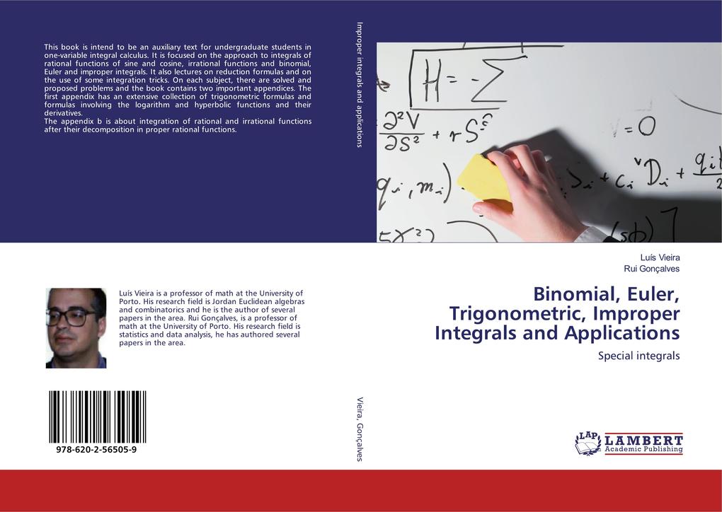 Binomial Euler Trigonometric Improper Integrals and Applications