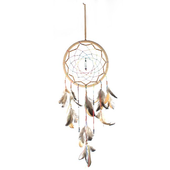 Traumfänger Crystal Chakra natur 48 cm