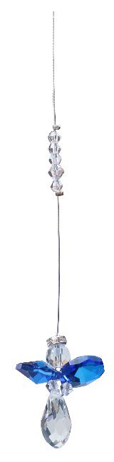 Suncatcher Engel dunkelblau 3 cm