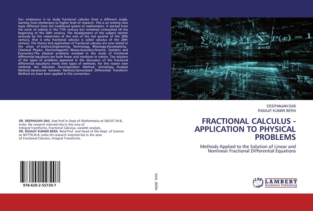 FRACTIONAL CALCULUS - APPLICATION TO PHYSICAL PROBLEMS