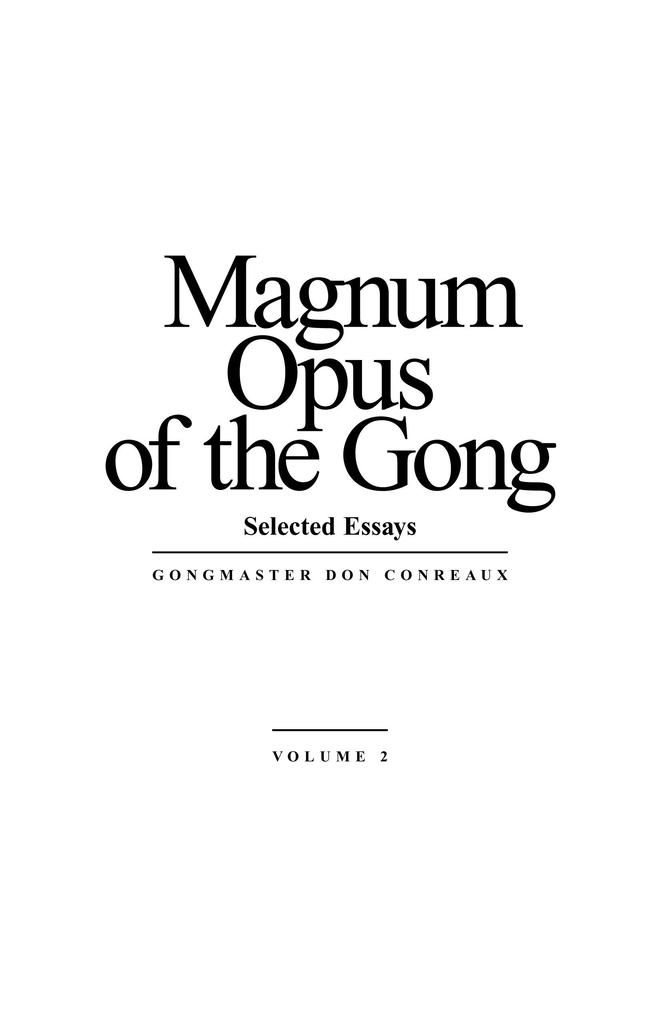 Magnum Opus of the Gong vol 2