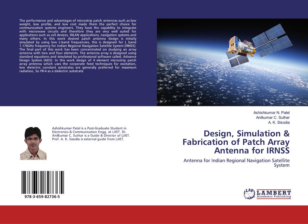 Design Simulation & Fabrication of Patch Array Antenna for IRNSS
