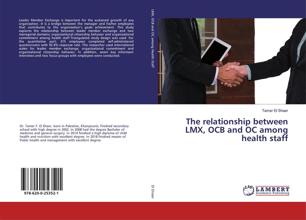 The relationship between LMX OCB and OC among health staff