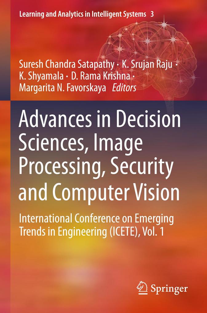 Advances in Decision Sciences Image Processing Security and Computer Vision